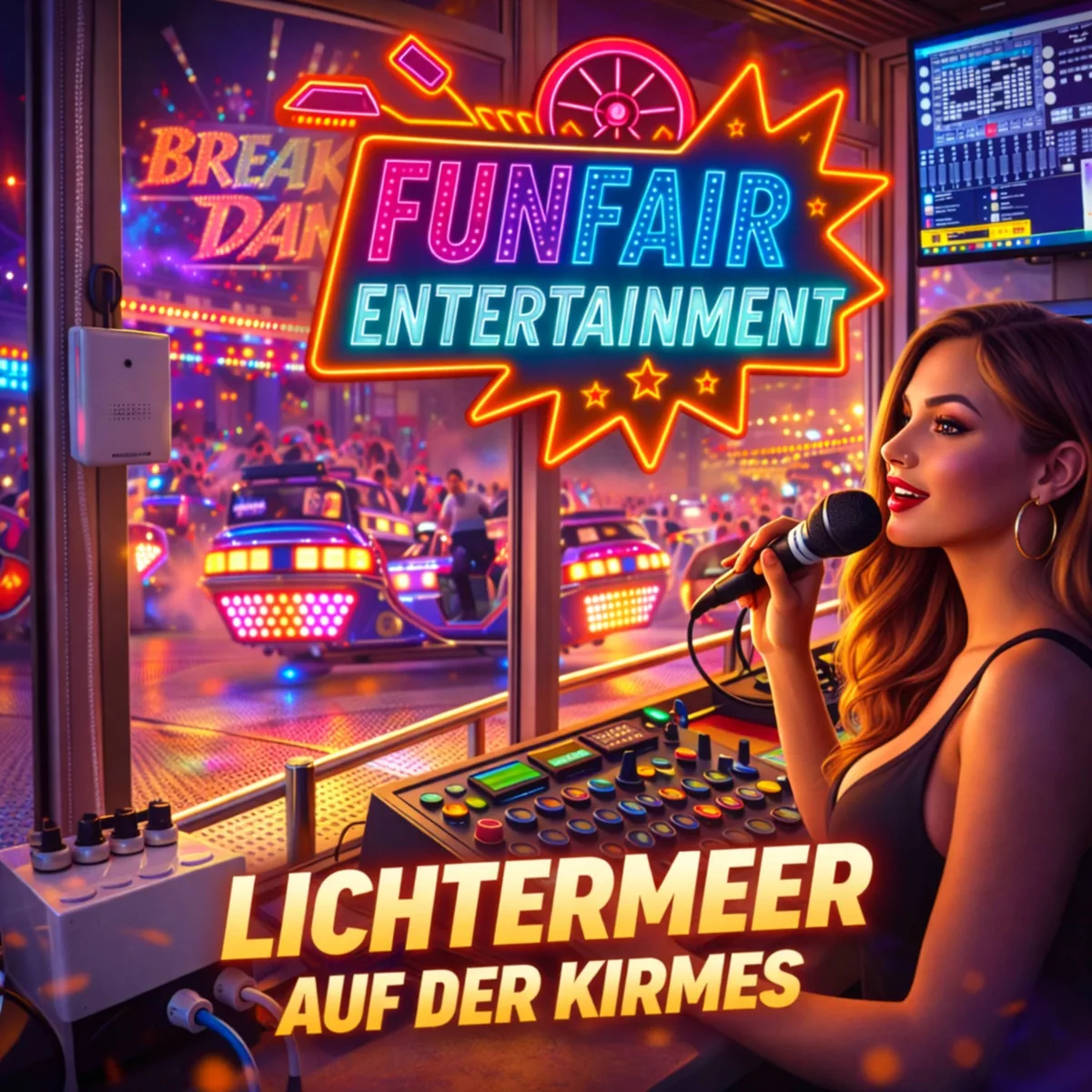 Lichtermeer auf der Kirmes Cover von FunFair Entertainment