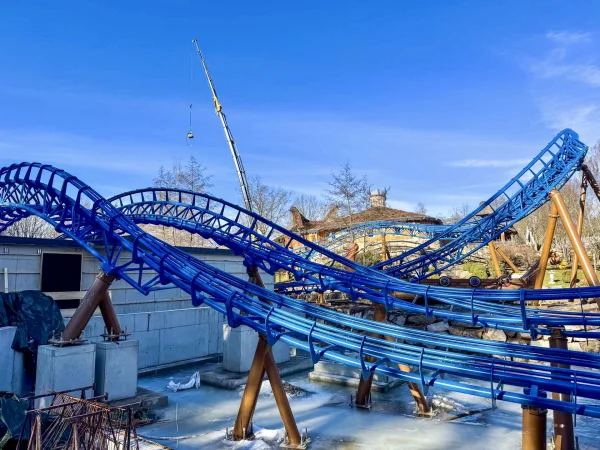 Dønnervind im Freizeitpark Plohn als weltweit erster Multi Launch Water Coaster von Mack Rides