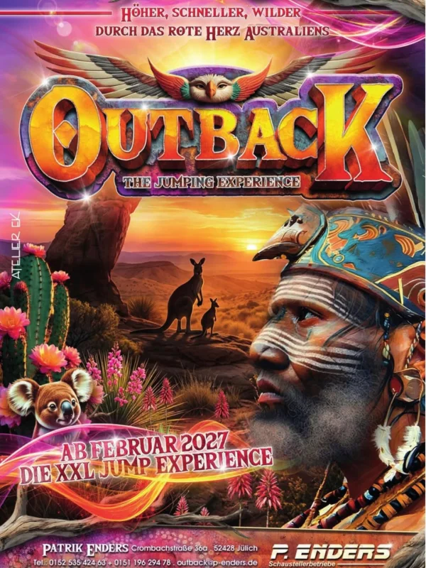 OUTBACK - The Jumping Experience: P. Enders kündigt neues Fahrgeschäft für 2027 an – FunFair Entertainment