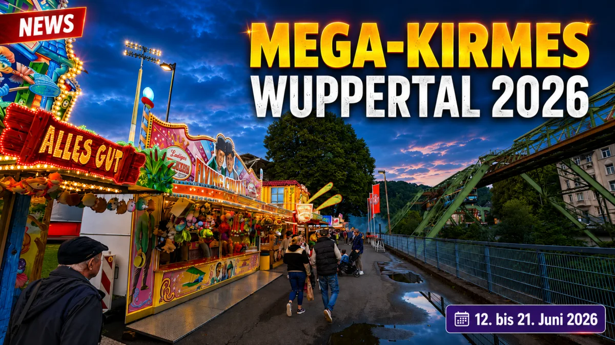 Mega-Kirmes Wuppertal 2026: FunFair-Rundgang zeigt den Platz - Big Bamboo nicht vor Ort – FunFair Entertainment