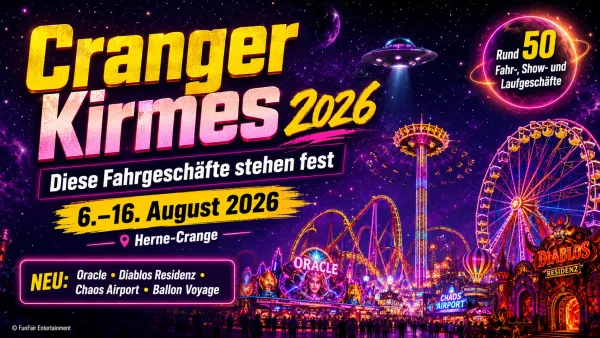 Cranger Kirmes 2026: Fahrgeschäfte, Schausteller, Neuheiten und Anreise – FunFair Entertainment