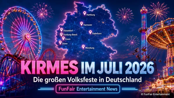 Kirmes im Juli 2026: Diese großen Volksfeste laufen in Deutschland – FunFair Entertainment