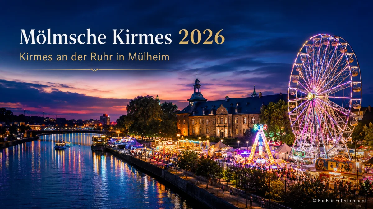 Mölmsche Kirmes 2026: Fahrgeschäfte, Öffnungszeiten und Anreise rund um die Stadthalle – FunFair Entertainment