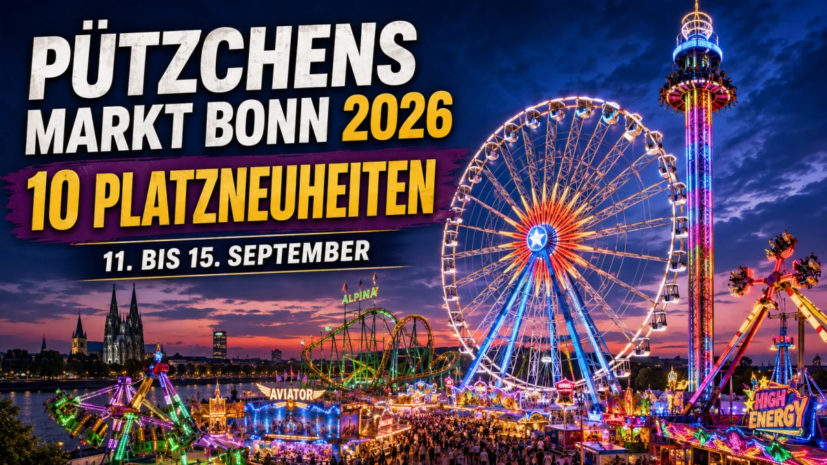Pützchens Markt Bonn 2026: Zehn Platzneuheiten mit Eyecatcher, Mission Impossible Tower und Nightfly – FunFair Entertainment