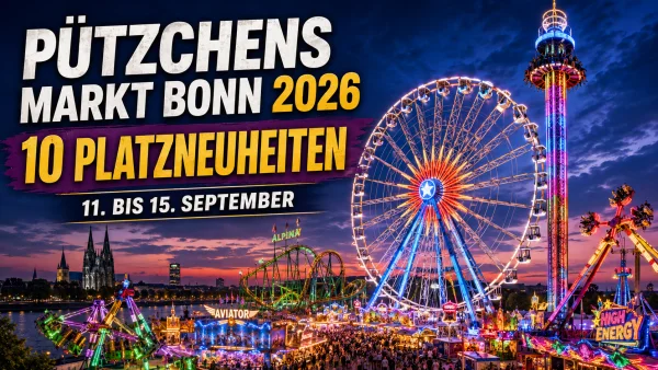 Pützchens Markt Bonn 2026: Zehn Platzneuheiten mit Eyecatcher, Mission Impossible Tower und Nightfly – FunFair Entertainment