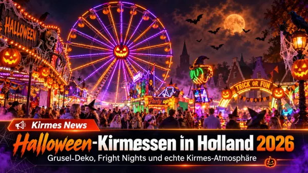 Halloween-Kirmes 2026 in den Niederlanden: Grusel-Deko, Fright Nights und Termine – FunFair Entertainment
