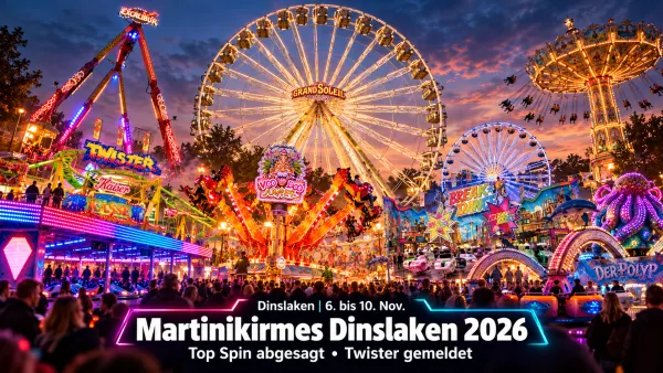 Martinikirmes Dinslaken 2026: Top Spin abgesagt, Twister und aktuelle Beschickung – FunFair Entertainment