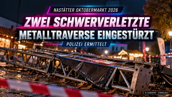 Nastätter Oktobermarkt 2026: Zwei Schwerverletzte nach Einsturz einer Metalltraverse – FunFair Entertainment