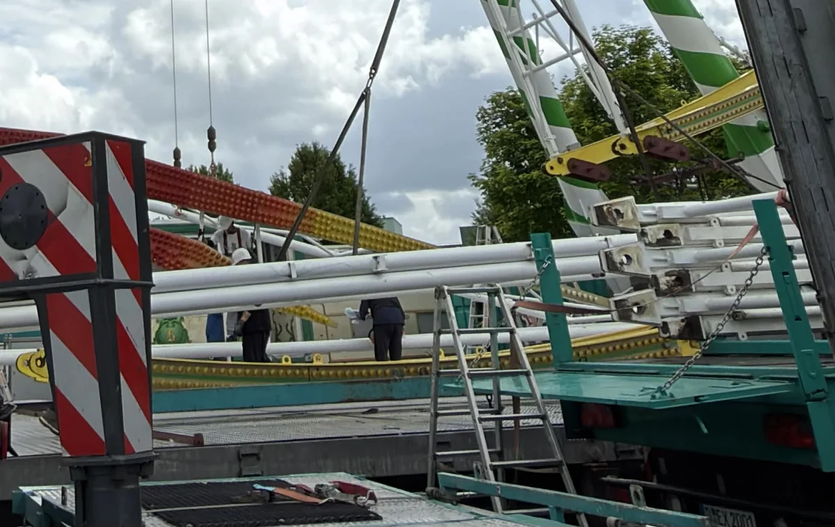 Sterkrade 2026: Bellevue Riesenrad-Aufbau kommt sichtbar voran