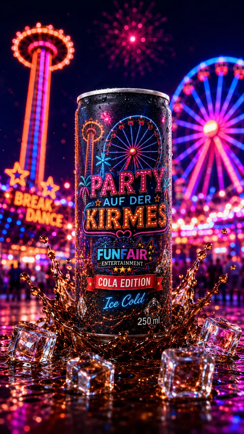 FunFair Entertainment stellt sich vor: Team, Sticker und Party auf der Kirmes Cola Edition
