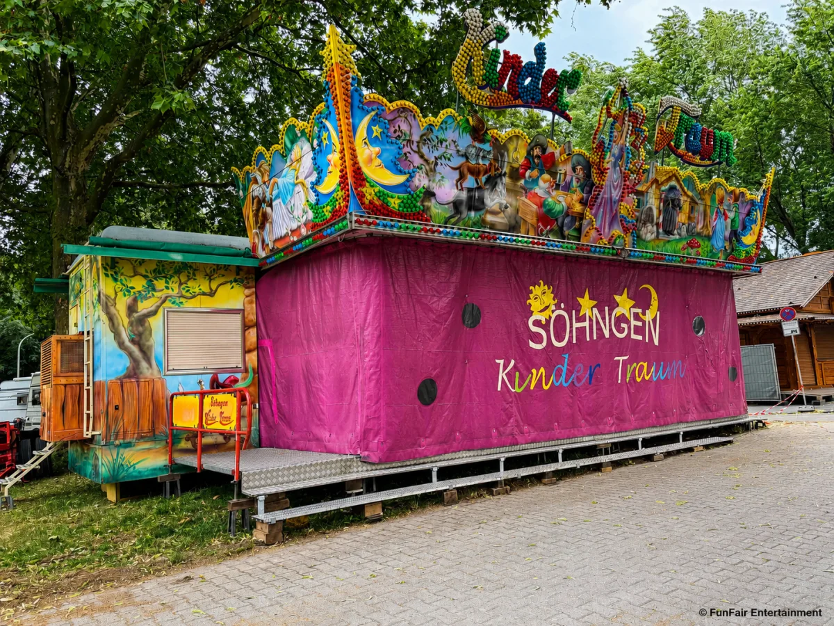 Beecker Kirmes 2026 im Aufbau: FunFair Entertainment war vor Ort