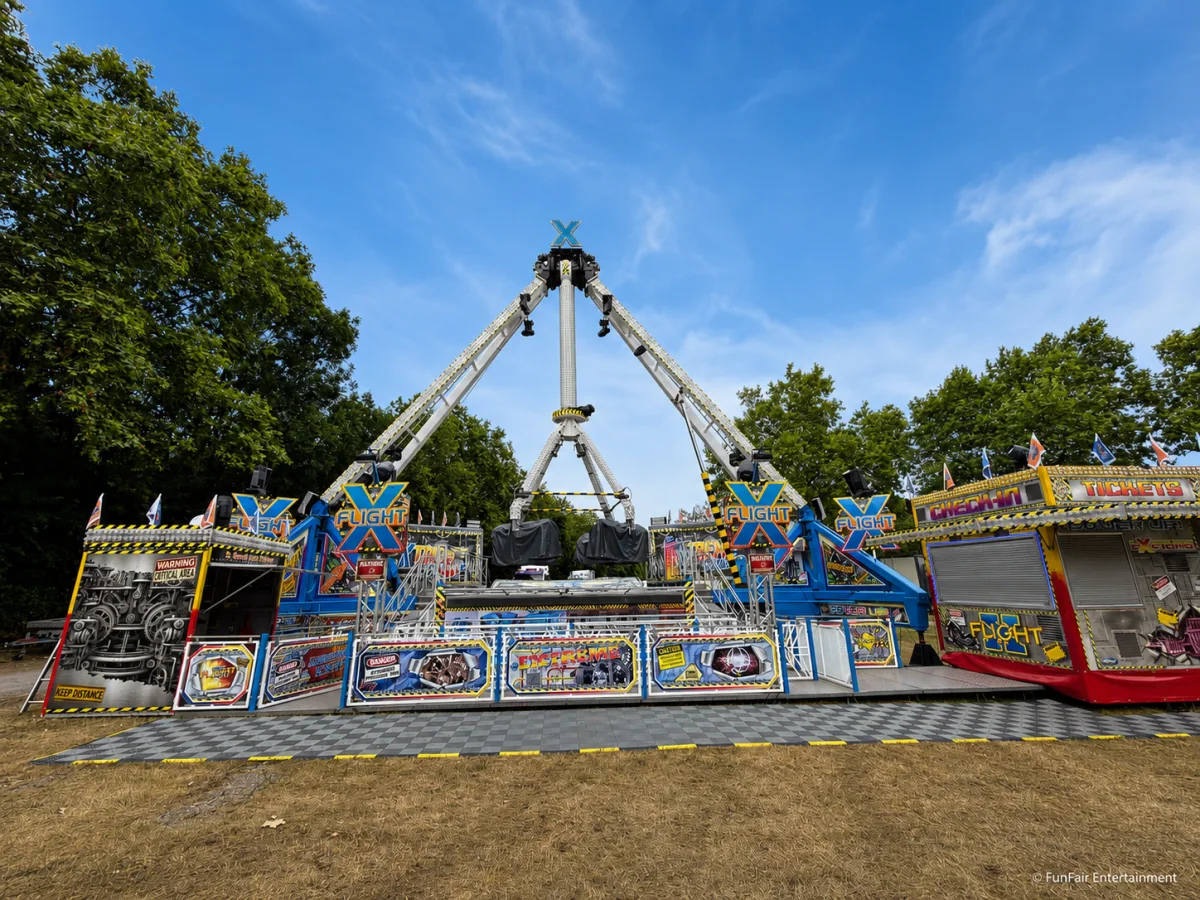 Beecker Kirmes 2026 im Aufbau: FunFair Entertainment war vor Ort