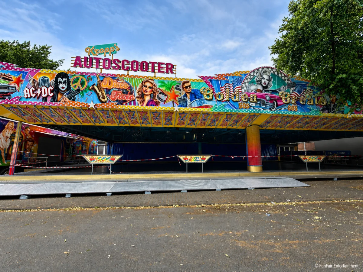 Beecker Kirmes 2026 im Aufbau: FunFair Entertainment war vor Ort