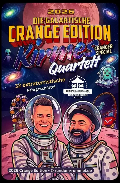 Titelkarte der galaktischen Crange Edition 2026