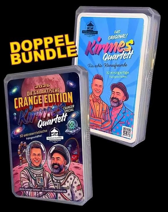 Doppel-Bundle aus Kirmes-Quartett Crange Edition und Original Kirmes-Quartett