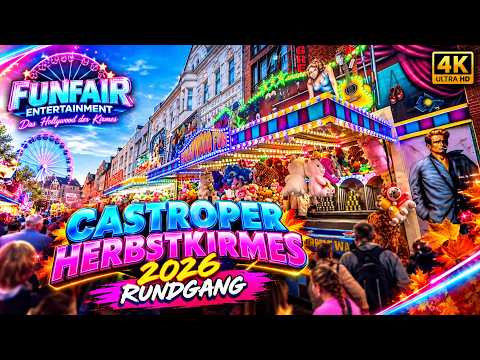 🎡 CASTROPER HERBSTKIRMES 2026 🔥 Rundgang in Castrop-Rauxel | PARTY AM BREAK DANCE 2