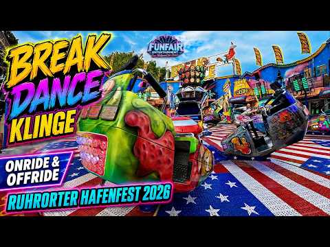 BREAK DANCE KLINGE 🔥 Onride & Offride | Ruhrorter Hafenfest 2026
