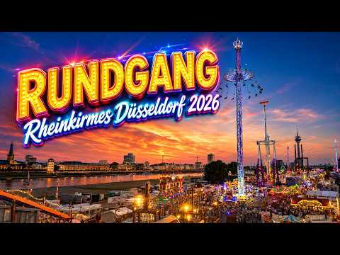 Rundgang Rheinkirmes Düsseldorf 2026 🎡 Onride & Offride