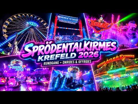 RUNDGANG SPRÖDENTALKIRMES KREFELD 2026 – Onrides & Offrides