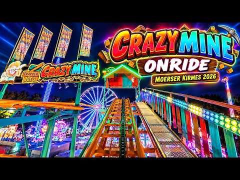 TRAPPER JOE’S CRAZY MINE 🎢 Onride | Janßen | Moerser Kirmes 2026