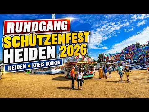 SCHÜTZENFEST HEIDEN 2026 🎡 Kirmes-Rundgang | Kreis Borken